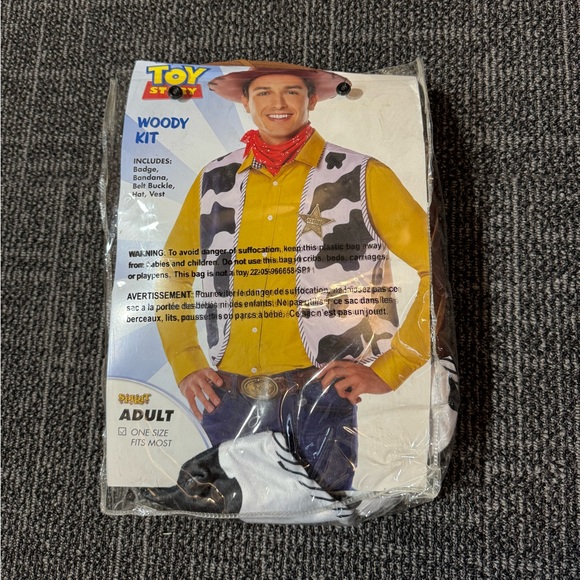 Toy Story Other - Spirit Halloween Toy Story Woody Kit Adult Size OSFM